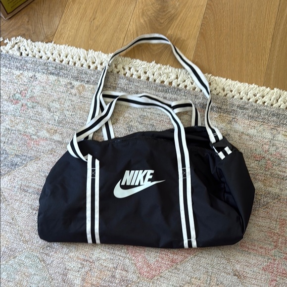 Nike Black and White Duffle Bag - Picture 1 of 4